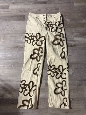 Women’s S.O.N.G flower jeans 🤎
